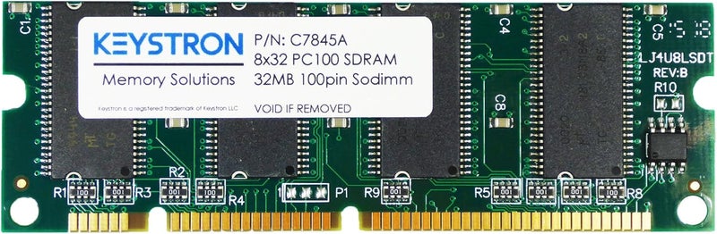 32MB 100 pin SDRAM DIMM Printer Memory Compatible with HP C7845A C4143A Q7707A for LaserJet 1200 2200 4000 4050 5000